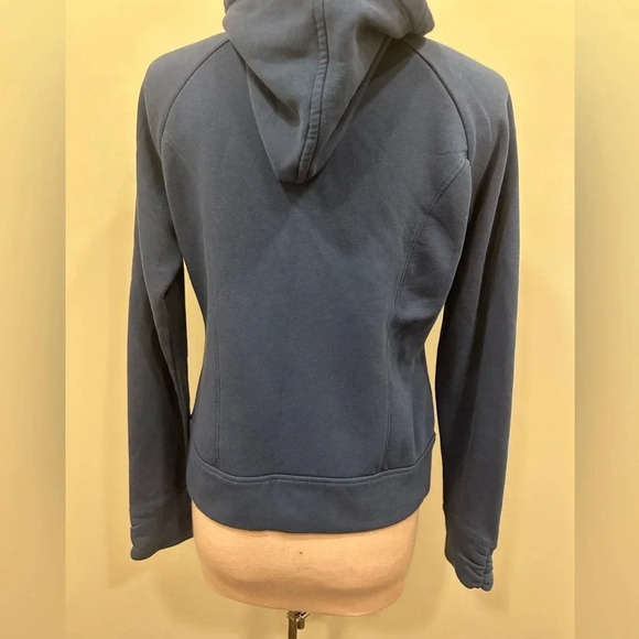 Women’s Danskin Blue Fleece Lined Zip Up Hoodie Sweatshirt Size Small - Picture 5 of 7